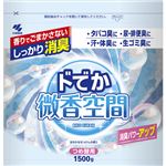 （まとめ買い）ドでか微香空間 ほのかなせっけんの香り つめ替用 1500g×4セット
