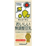 （まとめ買い）【ケース販売】キッコーマン おいしい無調整豆乳 200ml×18本×3セット