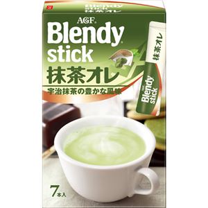 （まとめ買い）ブレンディ スティック 抹茶オレ 12g×7本×24セット