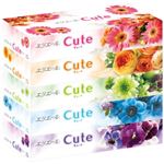 （まとめ買い）エリエール ティシュー キュート320枚(160組)×5P×17セット