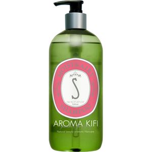 （まとめ買い）アロマキフィ シャンプー モイスト&エアリー ゼラニウム&イランイランの香り 500ml×2セット