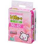 （まとめ買い）ボンビ しつけるシーツ レギュラー ピーチの香り 40枚入×3セット