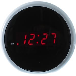 （まとめ買い）ドンキーボックス LEDバスクロック RELACLO(リラクロ) BC-143RD レッド×2セット