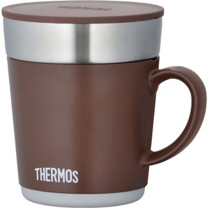 サーモス 保温マグカップ JDC-240 BW ブラウン 240ml