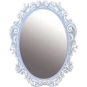 （まとめ買い）decolfa(デコルファ) ウォールミラーステッカー ブルー×2セット