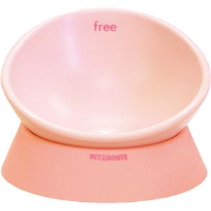 （まとめ買い）ペッツルート フリーフリー食器 さくら×2セット