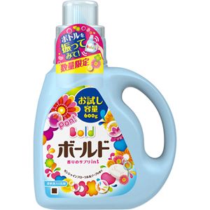 （まとめ買い）【数量限定】ボールド 香りのサプリインジェル サンシャインフローラル&ソープの香り 本体 お試し容量 600g×16セット