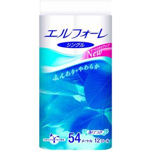 （まとめ買い）エリエール エルフォーレ トイレットティシュー 54m×12R(シングル) 香りつき×14セット