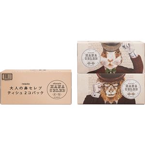 （まとめ買い）ネピア 大人の鼻セレブティシュ 150組×2個パック×21セット