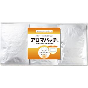 （まとめ買い）アロマパッチ ローズマリーとレモンの香り 30包×3セット