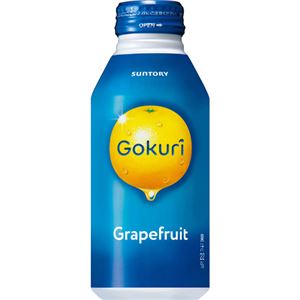 （まとめ買い）【ケース販売】サントリー Gokuri グレープフルーツ 400g×24本×2セット