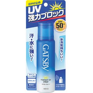 （まとめ買い）ギャツビー パーフェクトUV スプレー 60g×5セット