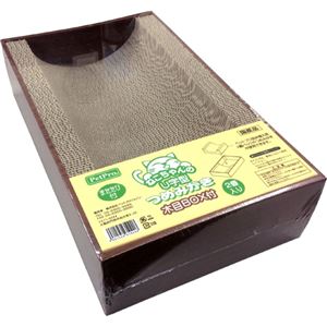 （まとめ買い）PetPro 猫ちゃんのつめみがき U字型 木目BOX付 2個入×3セット