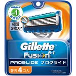 （まとめ買い）ジレット フュージョン プログライド マニュアル 替刃 4個入×4セット