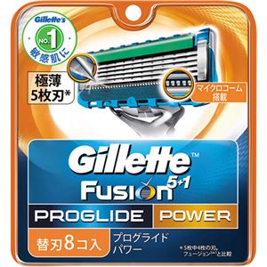 （まとめ買い）ジレット フュージョン プログライド パワー 替刃 8個入×2セット