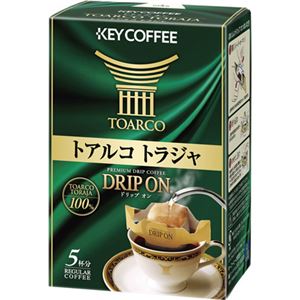 （まとめ買い）キーコーヒー ドリップオン トアルコトラジャ 5杯×15セット