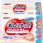 （まとめ買い）ピジョン おしりナップ やわらか厚手仕上げ 詰めかえ用 80枚入×6個パック×5セット