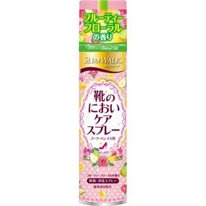 （まとめ買い）スリムウォーク 靴のにおいケアスプレー フルーティーフローラルの香り 180ml×3セット