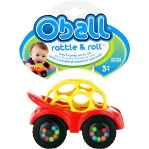 （まとめ買い）オーボール ラトル&ロール レッドカー 81559×4セット