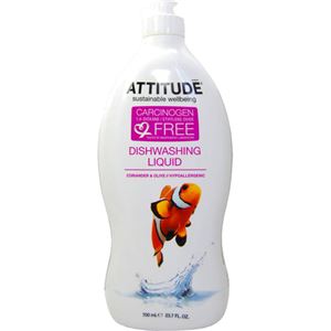 （まとめ買い）アティチュード ディッシュウォッシングリキッド コリアンダ&オリーブ 700ml×3セット