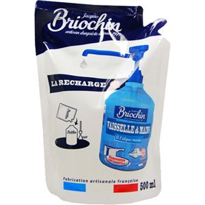 （まとめ買い）ブリオシャン ディッシュウォッシングリキッド 詰め替え用 500ml×4セット