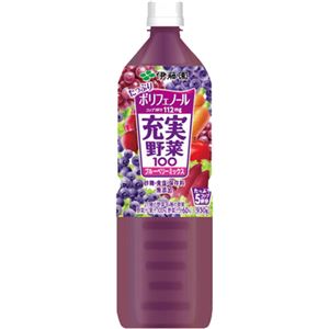【ケース販売】伊藤園 充実野菜100 ブルーベリーミックス 930g×12本