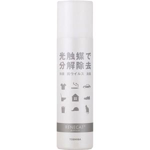 （まとめ買い）東芝 ルネキャット 光触媒スプレー 布・繊維用 180g×2セット