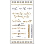 （まとめ買い）わがんせ Shiny Tatoos(シャイニータトゥー) M-T013WG×4セット
