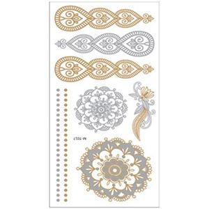 （まとめ買い）わがんせ Shiny Tatoos(シャイニータトゥー) M-T017WG×4セット