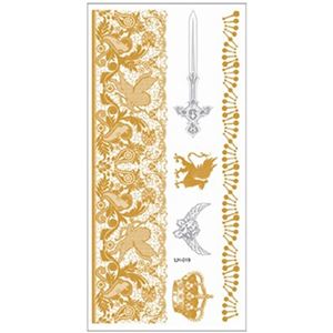 （まとめ買い）わがんせ Shiny Tatoos(シャイニータトゥー) M-T043WG×4セット
