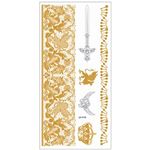 （まとめ買い）わがんせ Shiny Tatoos(シャイニータトゥー) M-T043WG×4セット