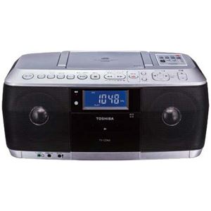 東芝 CDラジオカセットレコーダー(CDラジカセ) シルバー TY-CDK8(S)