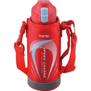 フォルテック・スピード ワンタッチ栓ダイレクトボトル 0.6L レッド FSR-7367