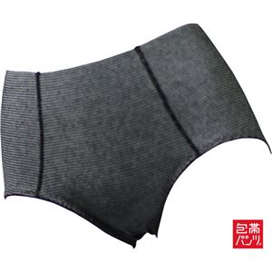 （まとめ買い）SIDO(シドー) 包帯パンツ レディス 包帯ゴムなしショーツ ブラック L×2セット