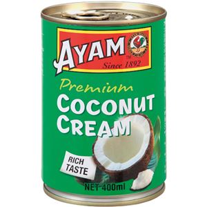 （まとめ買い）アヤム ココナッツクリーム プレミアム 400ml×7セット