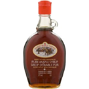 （まとめ買い）シェイディー メープル ファームズ オーガニック ピュアメープルシロップ No2 アンバー 375ml×3セット
