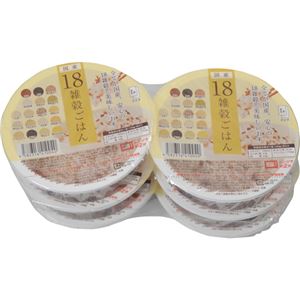 （まとめ買い）アイズ 国産18雑穀ごはん 160g×18食セット×2セット