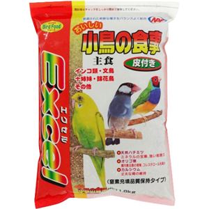 （まとめ買い）エクセル おいしい小鳥の食事 皮付き 1.8kg×2セット