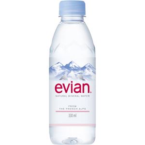【ケース販売】エビアン ナチュラルミネラルウォーター 330ml×24本