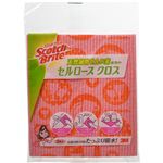 （まとめ買い）スコッチ・ブライト 天然植物せんい素使用のセルロースクロス 2色入×5セット