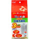 （まとめ買い）ロカボーイM 金魚元気 交換ろ過剤 3個×2セット