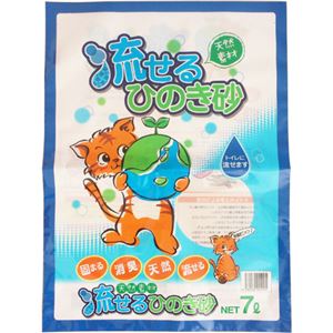 （まとめ買い）天然素材 流せるひのき砂 7L×14セット