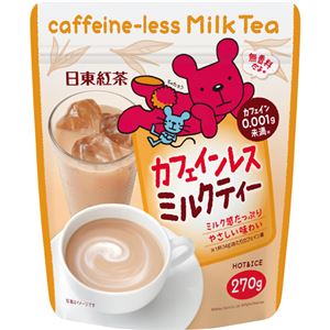 （まとめ買い）日東紅茶 カフェインレスミルクティー 270g×8セット
