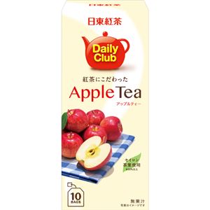 （まとめ買い）日東紅茶 デイリークラブ 紅茶にこだわったアップルティー 10袋入×20セット