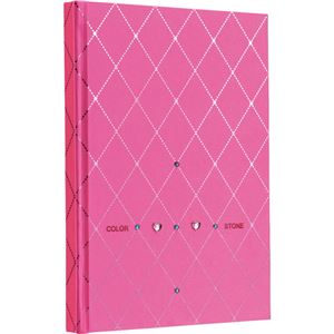 ラインストーン布地表紙ギフトアルバム ダイヤ ブック式/B5サイズ ピンク アH-B5B-241-2-P