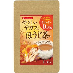 （まとめ買い）ティーブティック やさしいデカフェほうじ茶 1.2g×15袋×4セット
