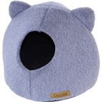 【数量限定】アドメイト Coccole 遠赤綿入ねこベッド ブルー