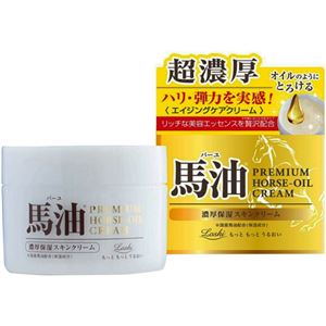 （まとめ買い）ロッシ モイストエイド 馬油スキンクリームBA プレミアム 100g×3セット