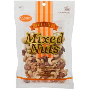（まとめ買い）共立食品 デラックスミックスナッツ 140g×12セット