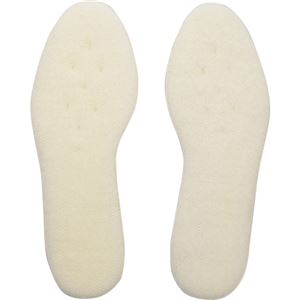 （まとめ買い）is-fit 羊毛サラン 男性用 M(25.0cm-25.5cm) ホワイト×3セット